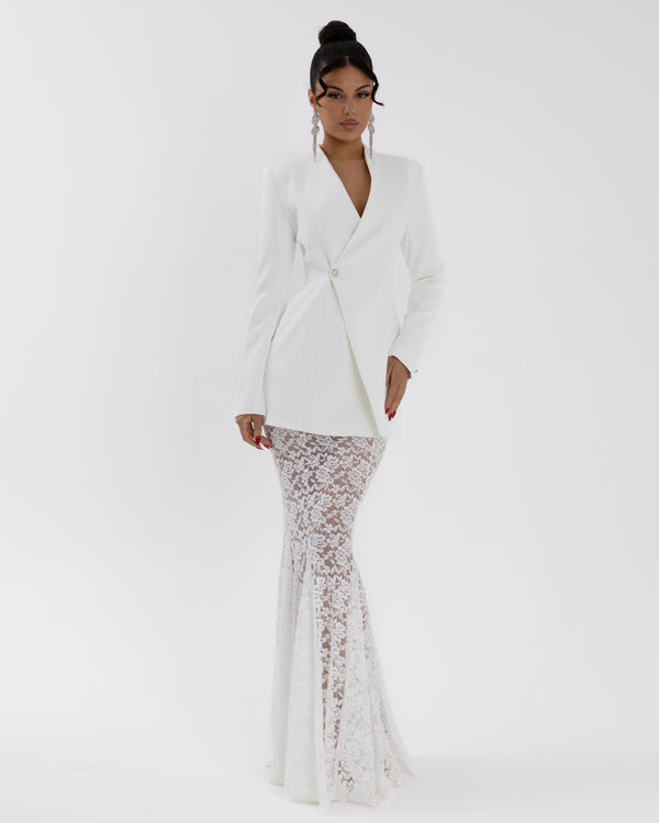 TIANA WHITE two pieces set