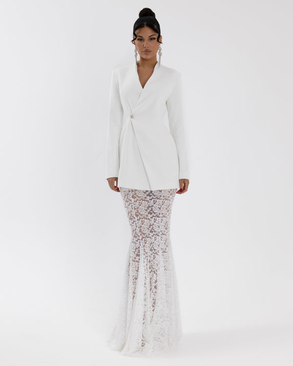 TIANA WHITE two pieces set