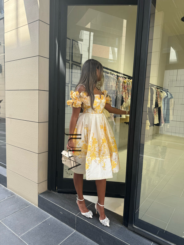 Mellow Yellow mini dress