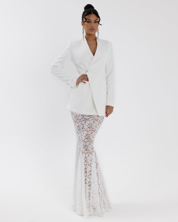 TIANA WHITE two pieces set